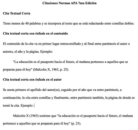 Guía completa para citar y hacer referencias en APA