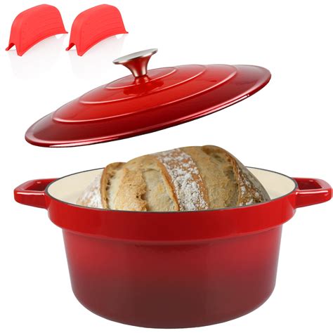 Amazon.com: CUKOR 7QT Dutch Oven Pot With Lid, Ceramic Dutch Ovens for ...