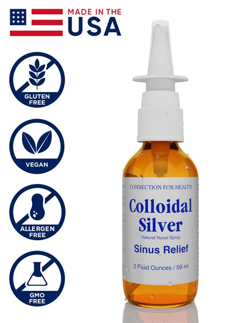 2 Once Colloidal Silver Nasal Spray | Connection For Health