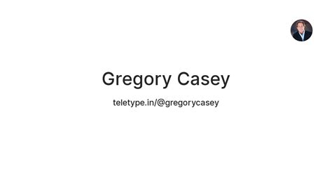 Gregory Casey — Teletype