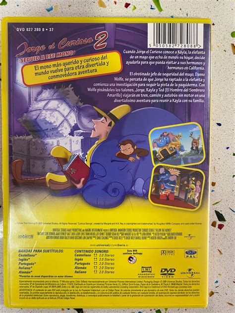 George the Curious 2 - DVD Seguid To That's Mono Universal Spanish Book ...