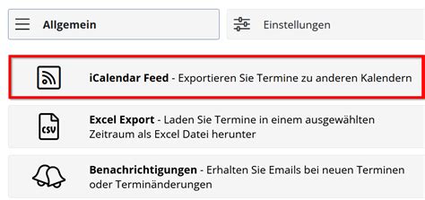 Export - Kalender.digital
