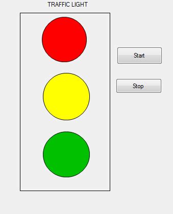How to Create a Traffic Light Using VB 的图像结果