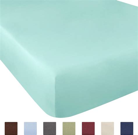 Amazon.com: Twin Size Fitted Sheet - Single Fitted Sheet Twin - Fitted ...