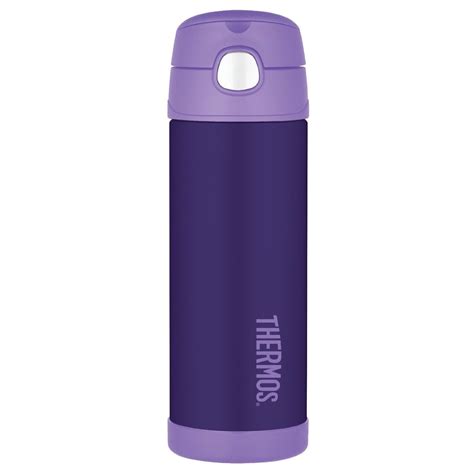 Thermos Funtainer Purple Stainless Steel Vacuum Insulated 16 Ounce Water Bottle | Hydration ...