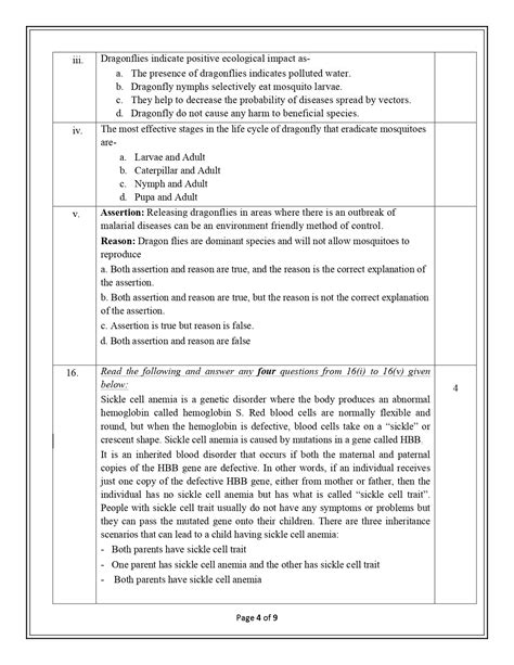 Image result for Bio Class 12 Sample Paper