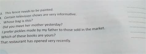 read the sentences and underline the demo stative interrogative and ...