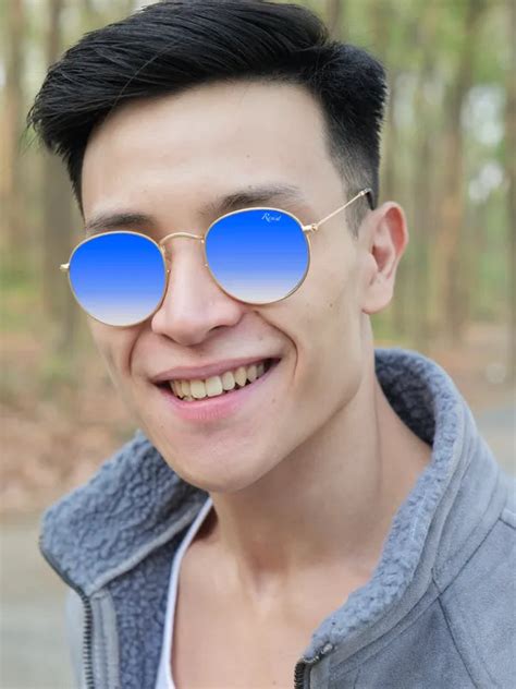 UV Protected Gold Blue Gradient Round Sunglasses For Men & Women- Funk ...