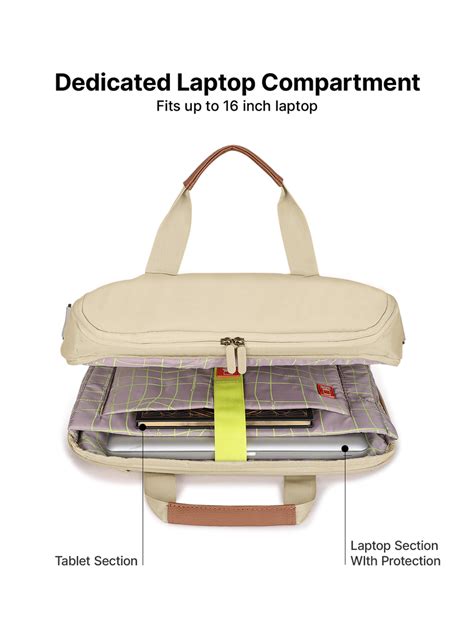 Shop Omega 02 Tan Laptop Messenger Bag Online