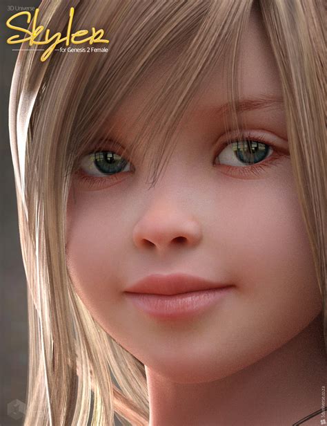 Skyler for Genesis 2 Female(s) Bundle | Daz 3D