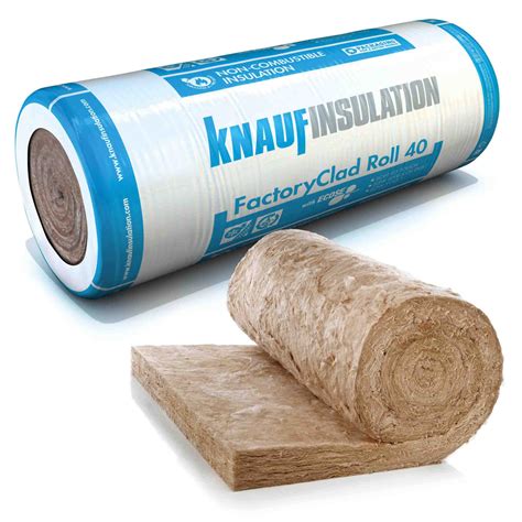 Knauf Factoryclad Roll 40 Glass Mineral Wool | Insulation Marketplace