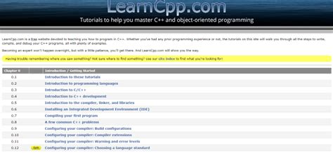 Image result for C Tutorial On Learncpp Com