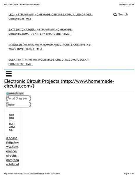 Testing a CDI Unit 的图像结果