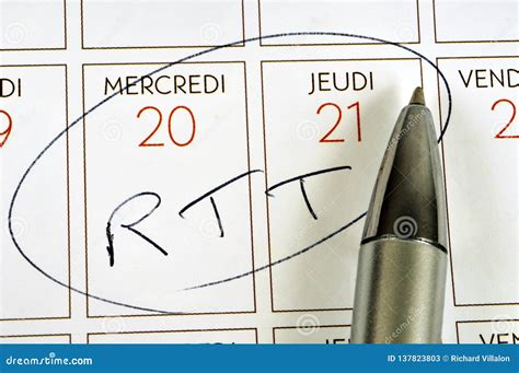 Abbreviation for Reducing Working Time on a Schedule Stock Illustration - Illustration of ...