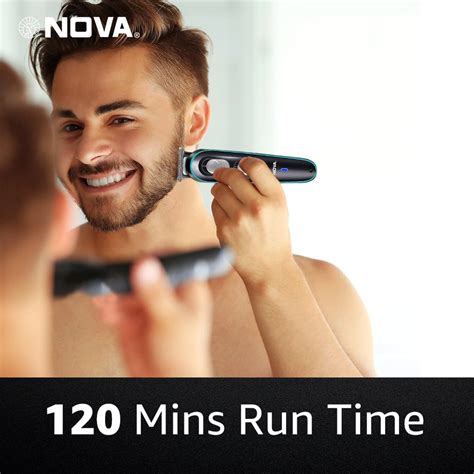 Nova NG 1146 Multi Grooming Kit : 90 Minutes Runtime for Men (Black ...