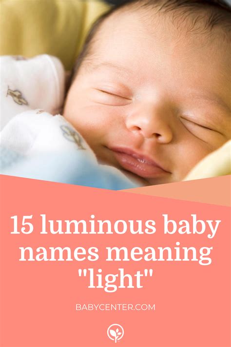 Names that mean light | Baby names and meanings, Baby names, Names with ...