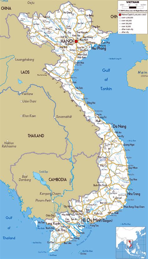 Maps of Vietnam | Detailed map of Vietnam in English | Tourist map of Vietnam | Road map of ...