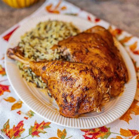 Oven Baked Turkey Leg