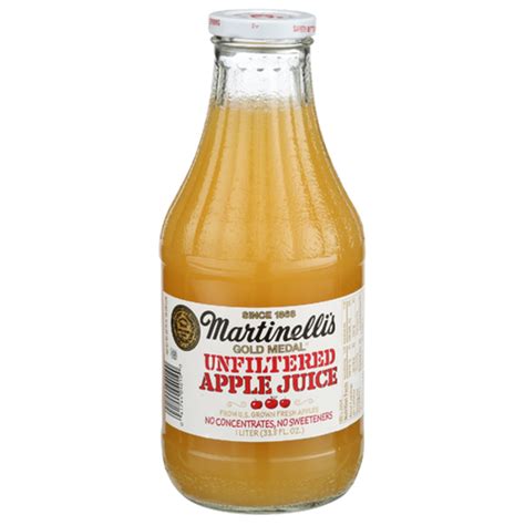 Martinelli's Unfiltered Apple Juice (33.8 fl oz) Delivery or Pickup ...