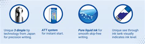 Pilot V5 Liquid Ink Roller Ball Pen -Blue(Pack of 3), (9000014710 ...
