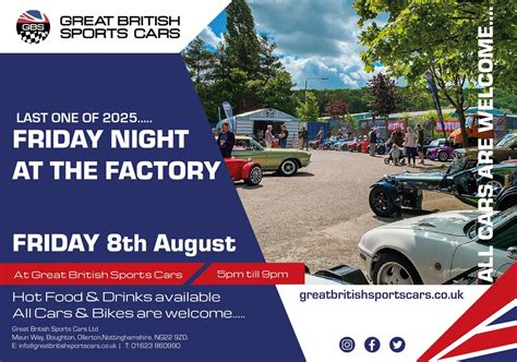 Friday Night at the Factory - Great British Sports Cars., Great British ...