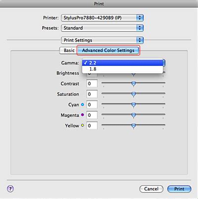Image result for Epson Printer Color Settings