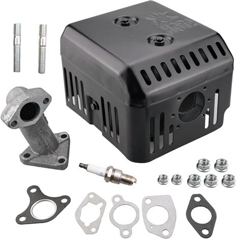 Jjing Exhaust Muffler Assembly For Harbor Freight Predator 420cc Engine ...