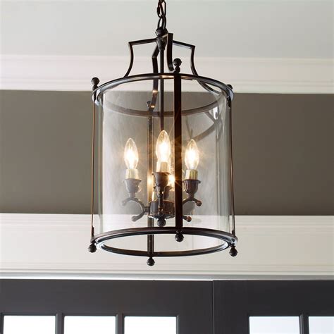 Heritage Hanging Lantern blackened_bronze | Foyer lighting fixtures ...