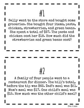 Image result for Multi-Step Story Problems