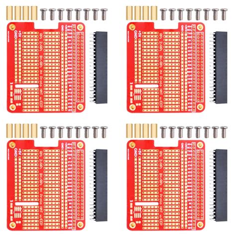 GeeekPi 4X Prototype Breakout DIY Breadboard PCB Shield Board Kit for ...