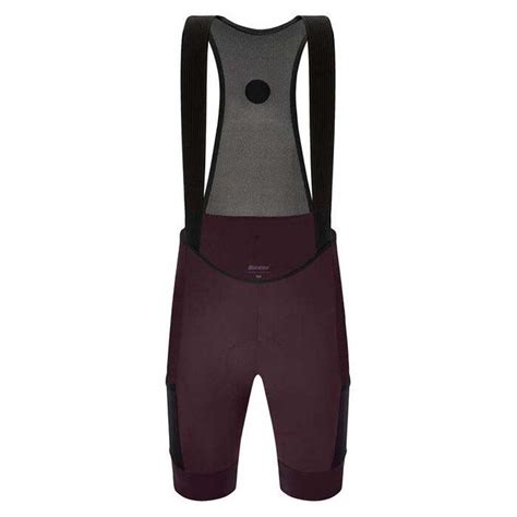 Santini Gravel Men's Cycling Bibshorts (Burgundy) – BUMSONTHESADDLE