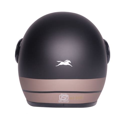 TVS J110 Half Face Helmet, Galactic Copper Matte | Lightweight & Styli ...