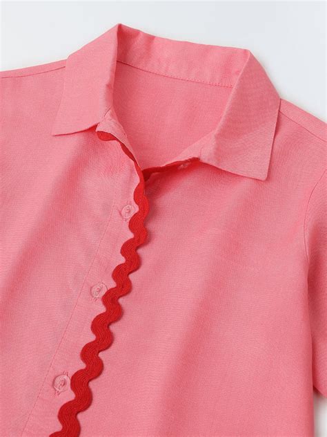 Pink Cotton Shirt and Short Co-Ord Set-Girls – Spunkies