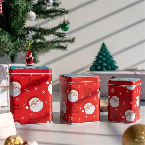 Tin Gift Box - Santa - Set of 3 – Shop Exclusive Picks | The Sparkle Story