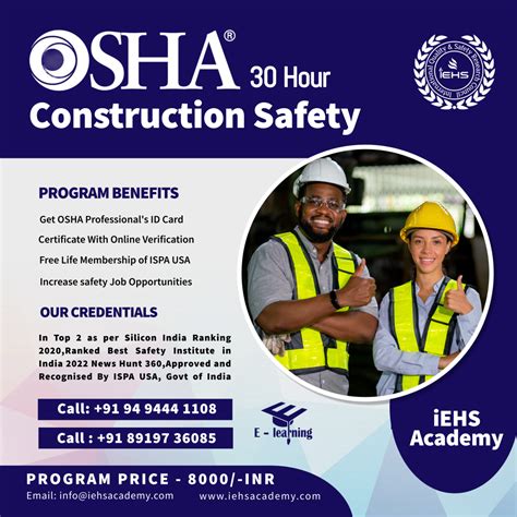 Osha Training Courses In India