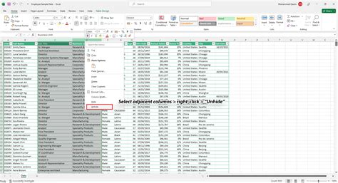 How to Hide Columns in Excel - 6 Easy Ways With Pictures