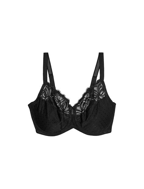 Buy Amelia Lace Wired Minimiser Bra (C-H) at Marks & Spencer