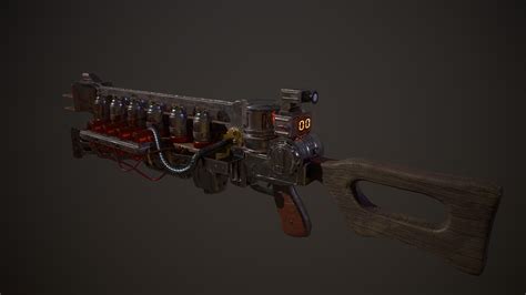 ArtStation - Gauss Rifle from Fallout 4