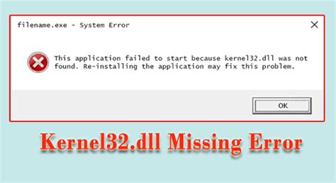 kernel.32.dll hata çözümü