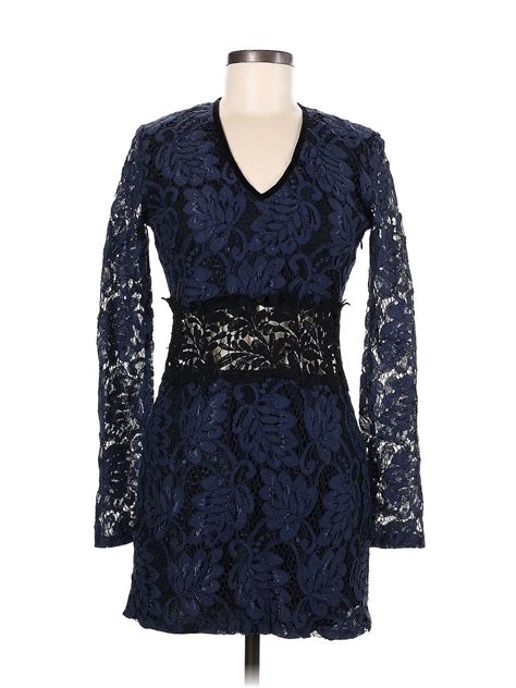 Romeo & Juliet Couture Floral Blue Cocktail Dress Size M - 20% off ...