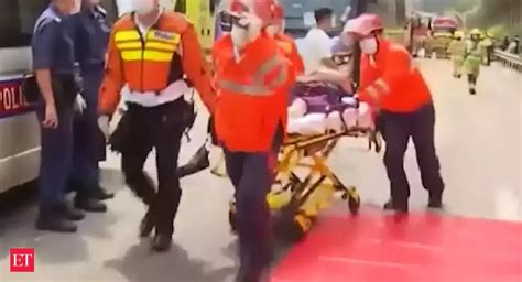 hong kong: Hong Kong crash leaves around 70 injured, watch! - The ...