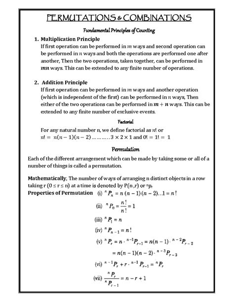 Ch 6 Permutations & Combinations maths ncert class 12 non med ...