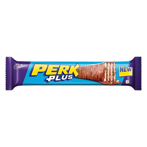 Cadbury Perk Plus Chocolate Coated Wafer Bar, 40 g : Amazon.in: Grocery ...