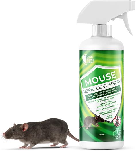 Mouse Repellent Spray & Rat Spray | Peppermint Oil 100% Natural Mice ...