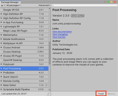 Unity Post Processing Tutorial 的图像结果