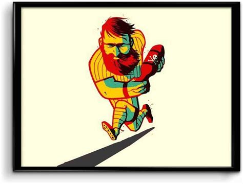 Athletic Runner Paper Print - Minimal Art, Decorative posters in India ...