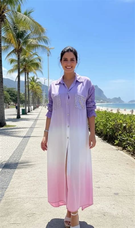 Wama Trendz Purple Pink Shaded Shirt Dress Price in India - Buy Wama ...