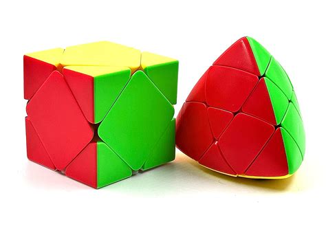 D ETERNAL Speed Cube Combo Set Of Skewb And Mastermorphix Cubes Puzzle ...