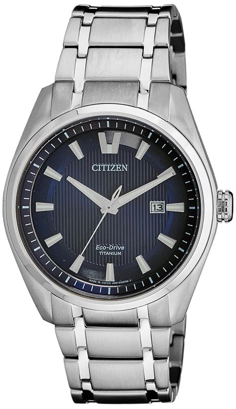 Citizen Eco-Drive Super Titanium Men's Watch - AW1241-54L : Amazon.in ...