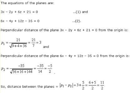 Distance Of A Point From A Plane Free MCQ Practice Test with Solutions ...